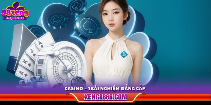 Sảnh Casino Xeng 88 giải trí sang trọng 