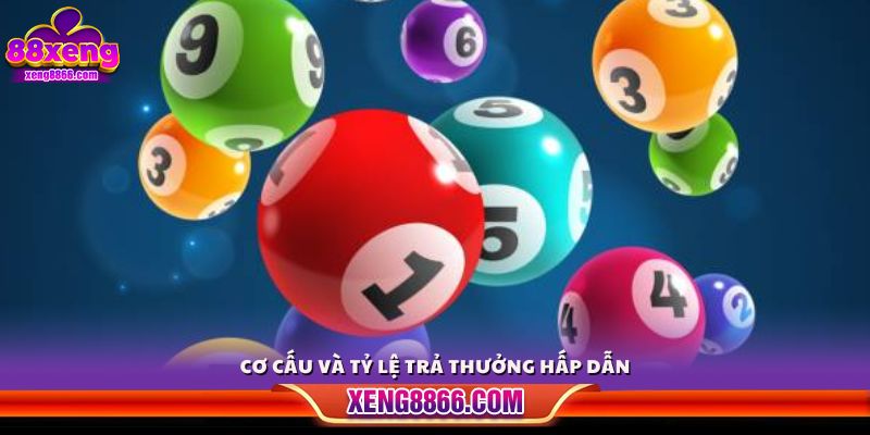 Cơ cấu giải thưởng đa dạng với tỷ lệ trả thưởng cao